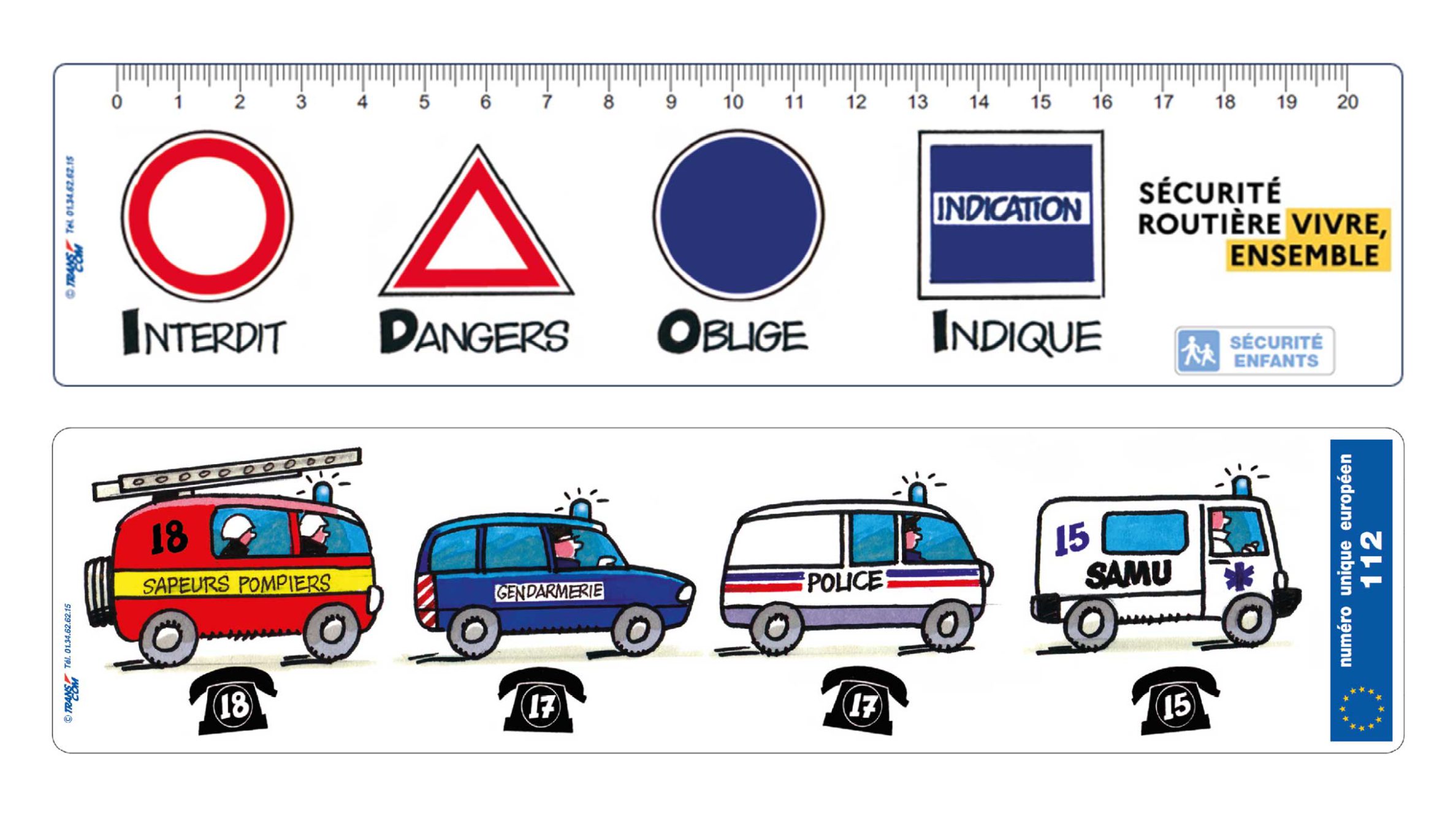 2 Panneaux et numéros d'urgence