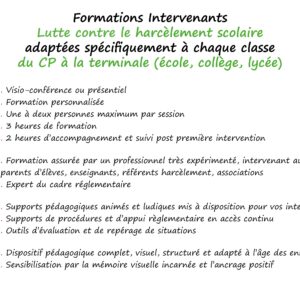 Formations et accompagnement