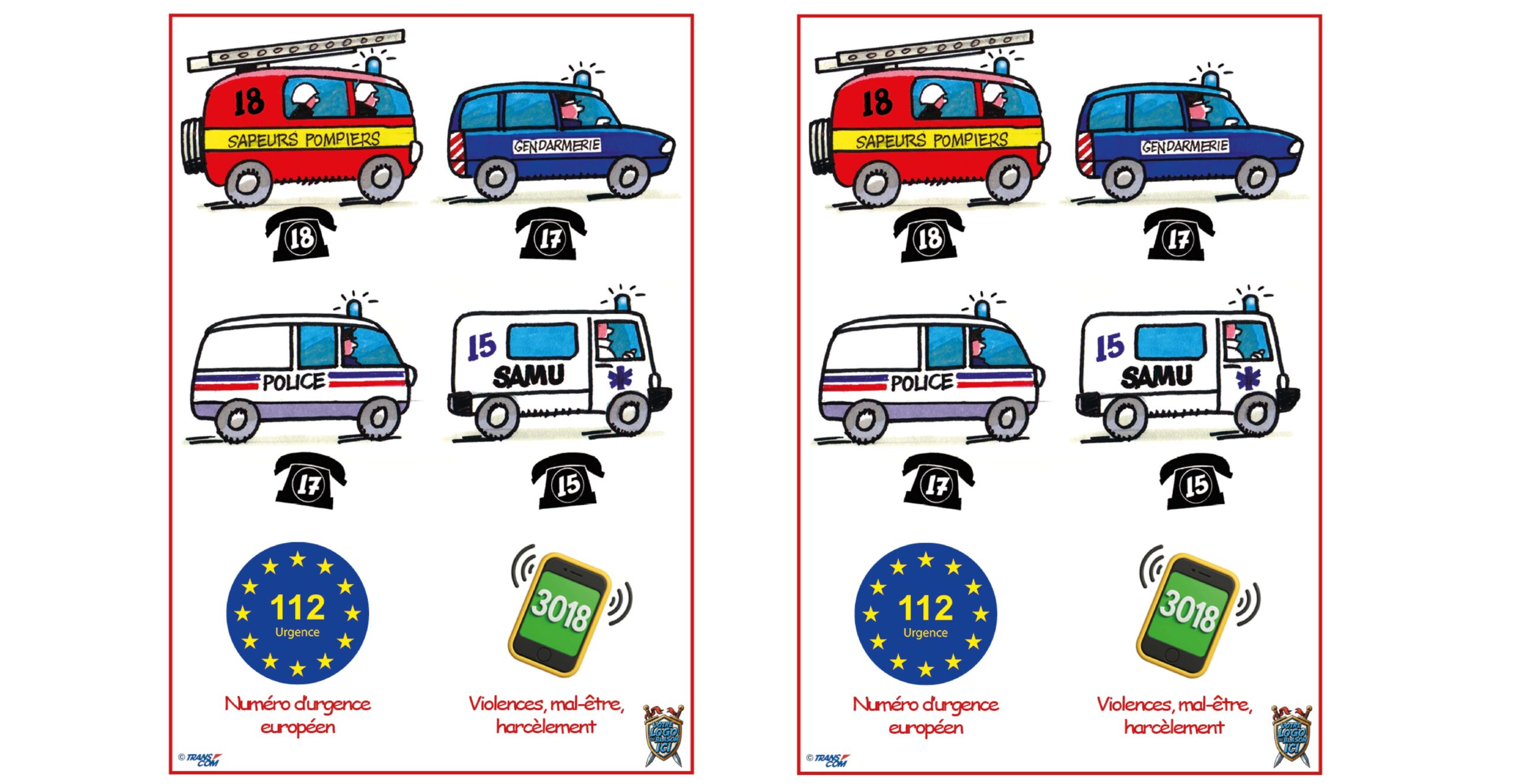 2 Numéros d'urgence