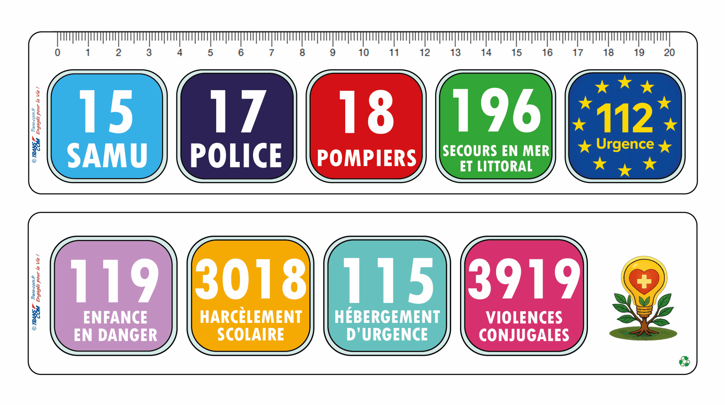 3 Les numéros qui sauvent