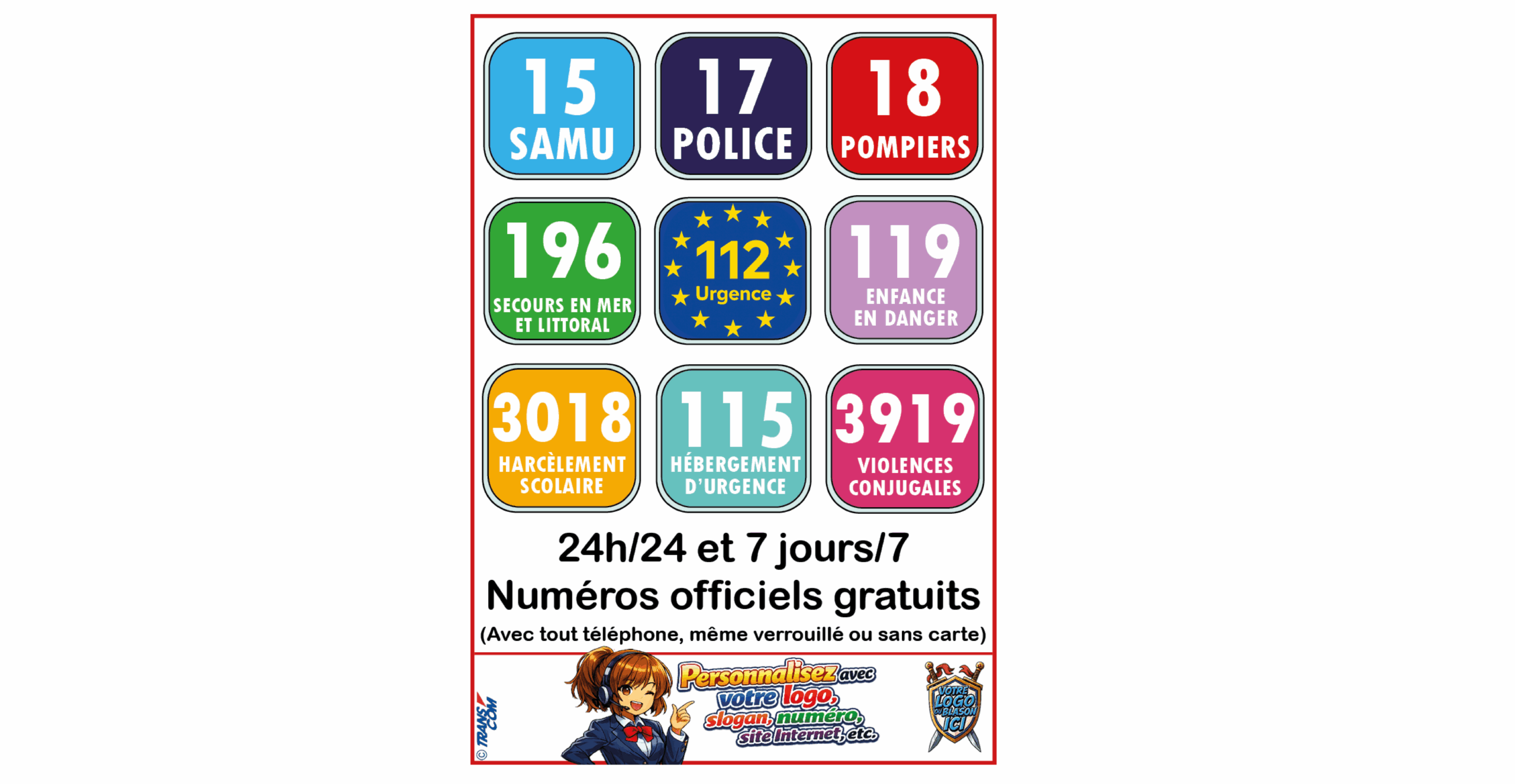 3 Les numéros qui sauvent