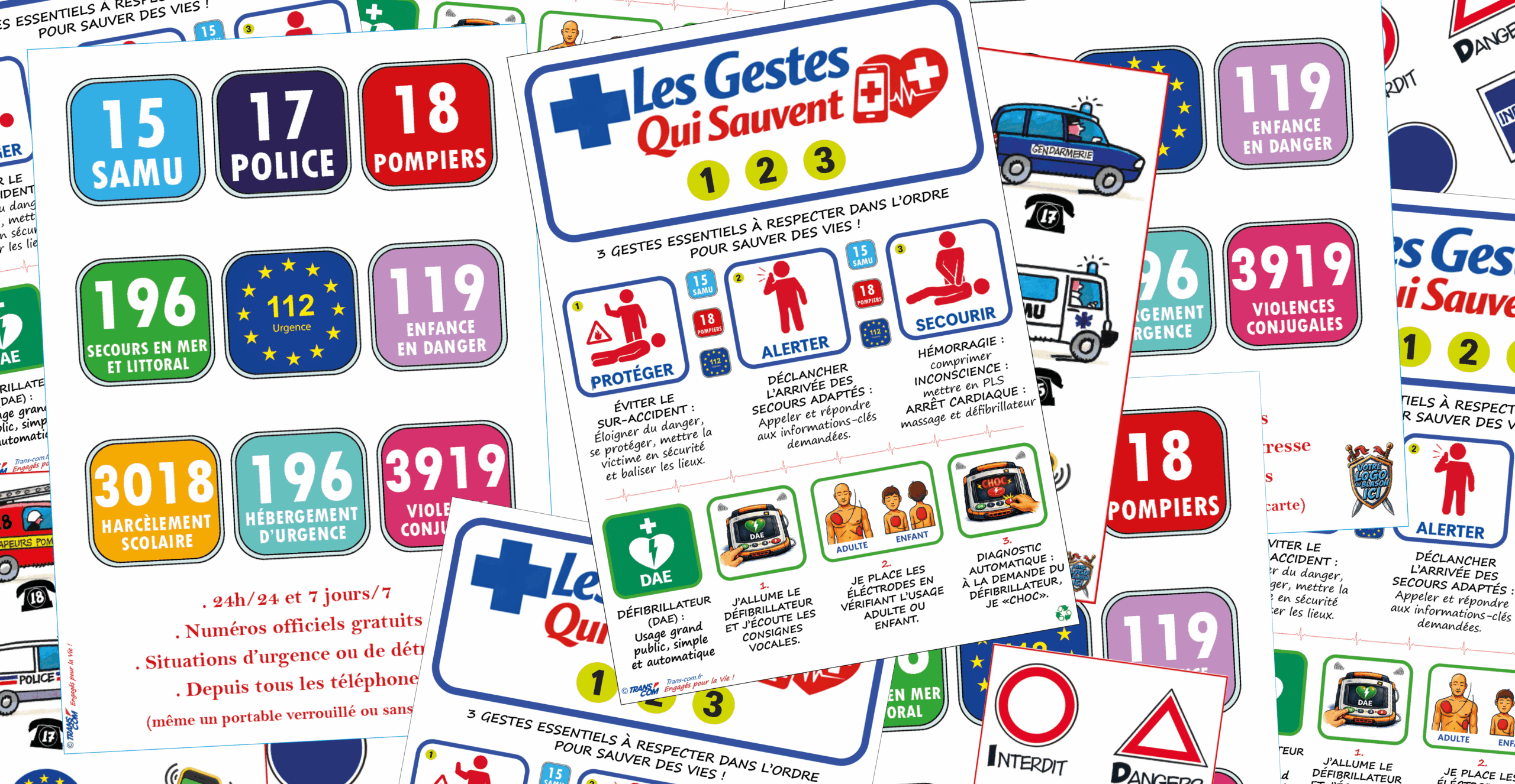 Affiches prévention et pédagogie (Collectivités, Entreprises, Associations)