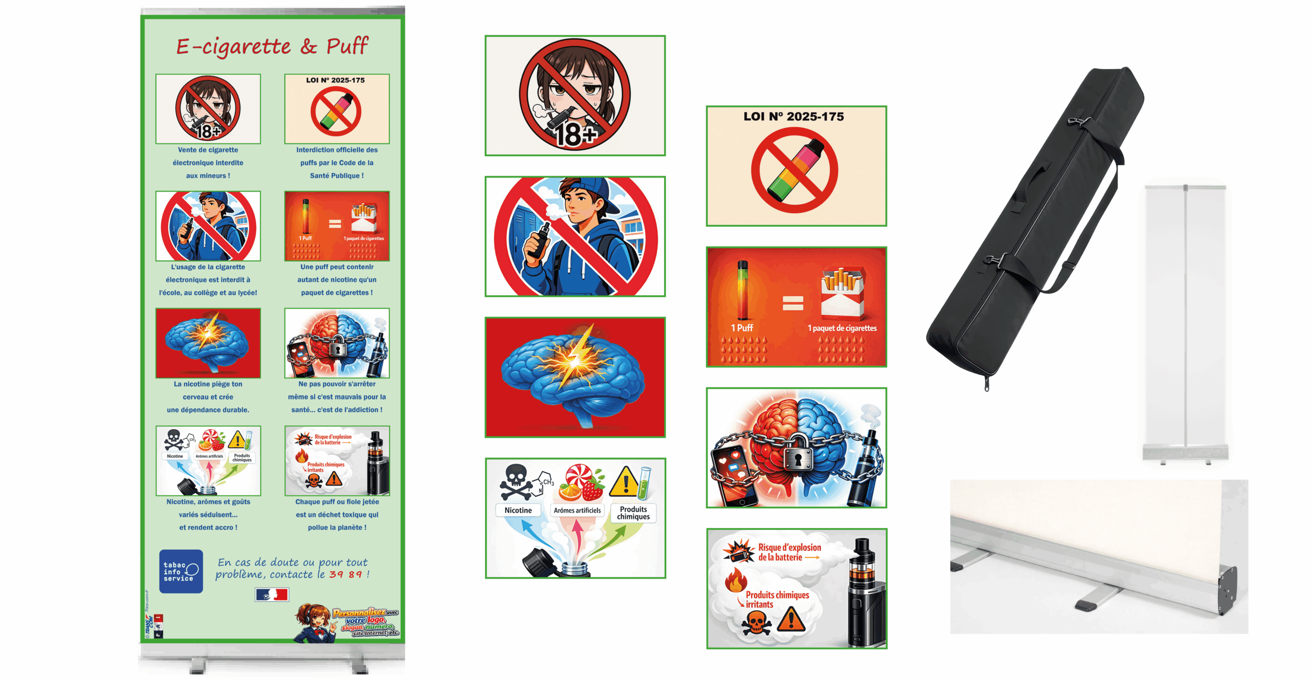 5 E-cigarette et puff