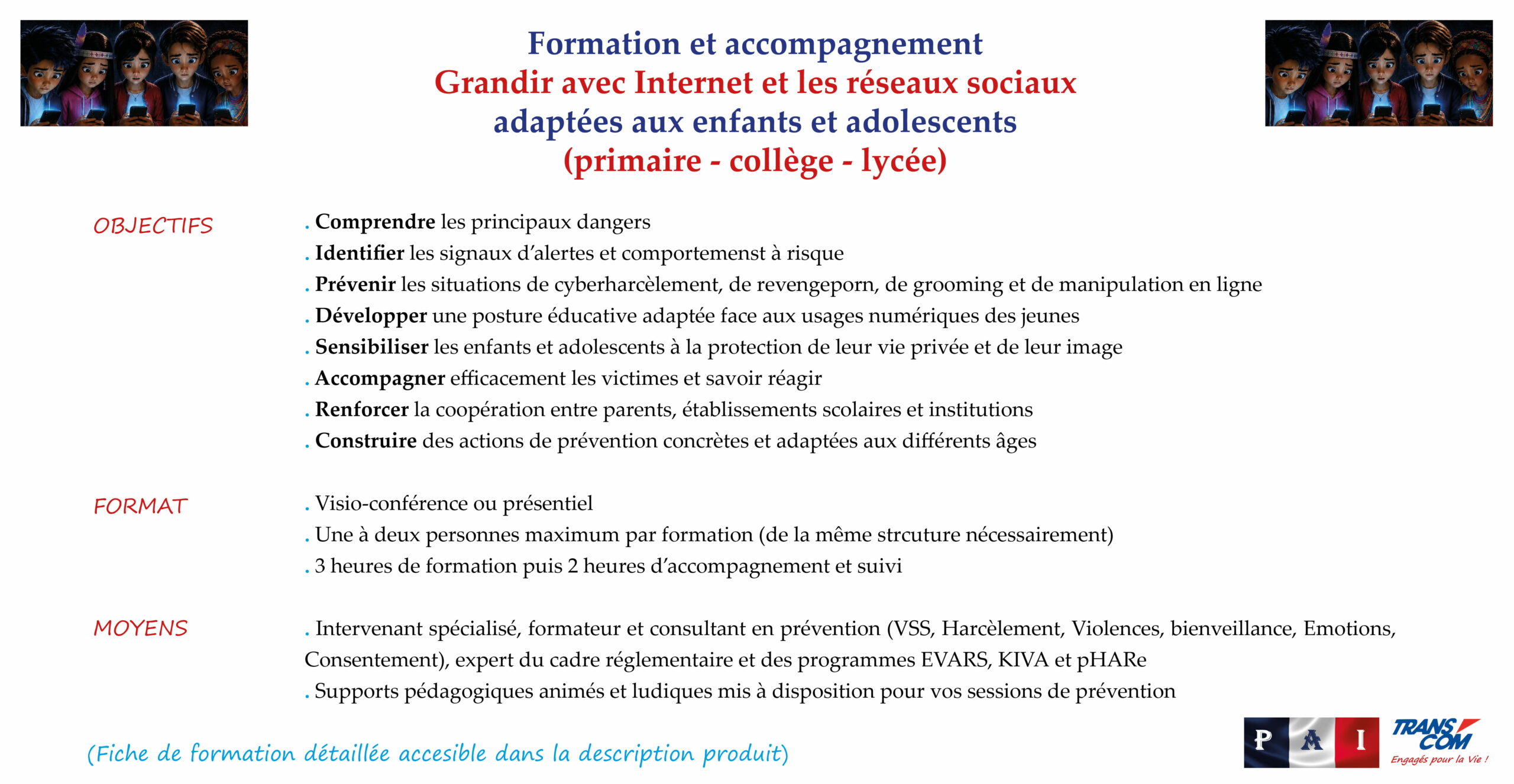 Formation Grandir avec Internet et les Réseaux Sociaux